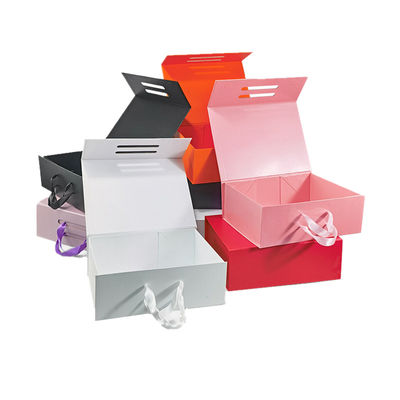 qualità  Custom Logo Printed Foldable Garment Paper Clothing Packaging Box Handmade Magnetic Closure Foldable Gift Boxes fabbrica