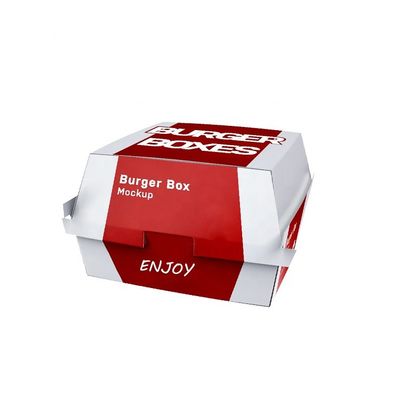 qualità  Biodegradable Custom Printing Disposable Pasta Doner Kebab Burger Corrugated Paper Container Biodegradable Aluminum Hamburger Packaging Box fabbrica